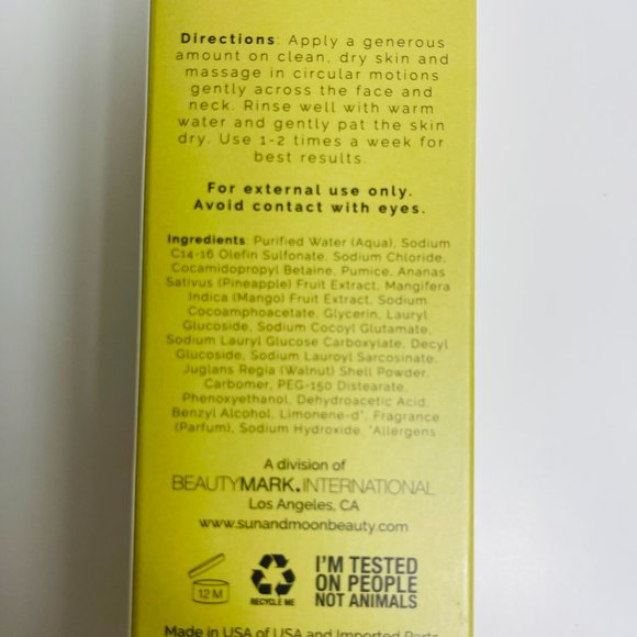 Sun + Moon Sunny Daze Facial Gel Enzyme Scrub - Picture 8 of 10
